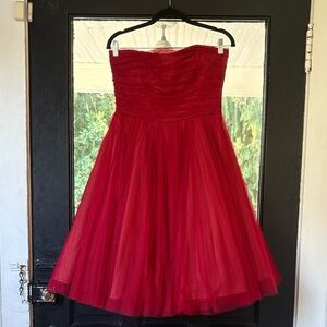 Byron Lars Multi Tiered Tulle Party Dress